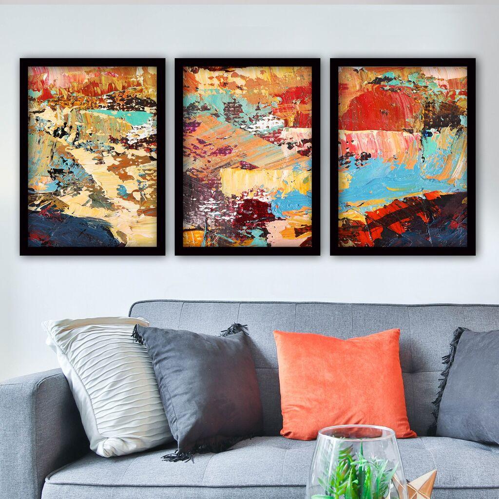 Wallity Set uramljenih slika 3SC197, 3 Dela