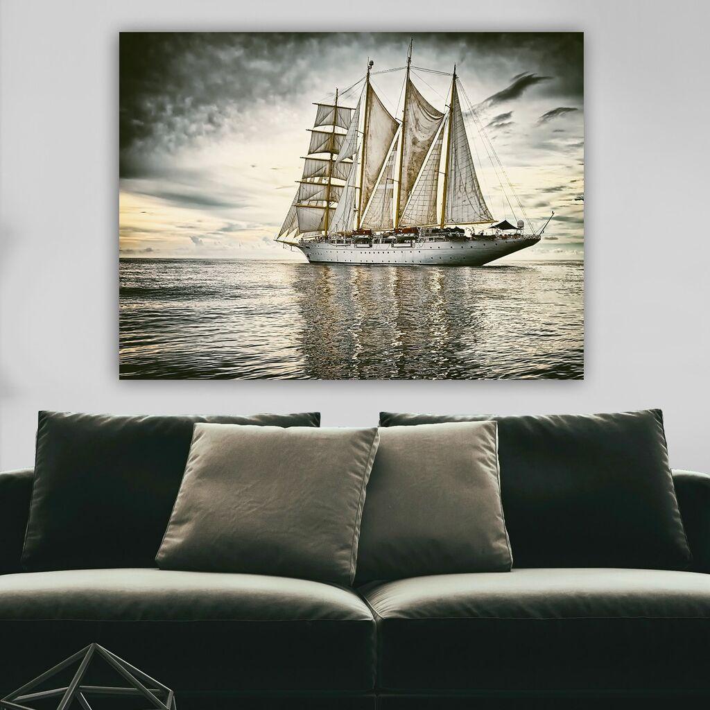 Wallity Dekorativna slika na platnu, 70x100cm, Šarena