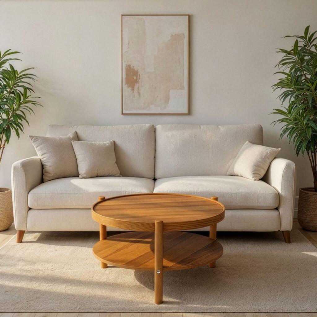 Hanah Home Klub sto Monza, 80x48 cm, Braon