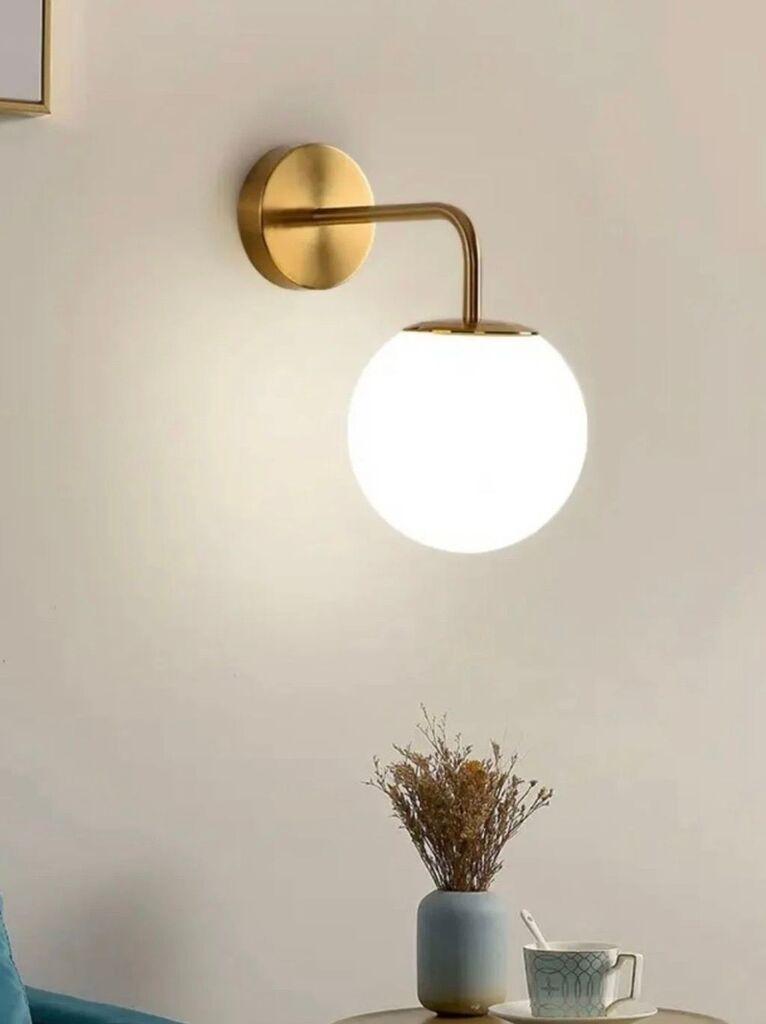 Opviq Zidna lampa BRZ-340066, Zlatne boje