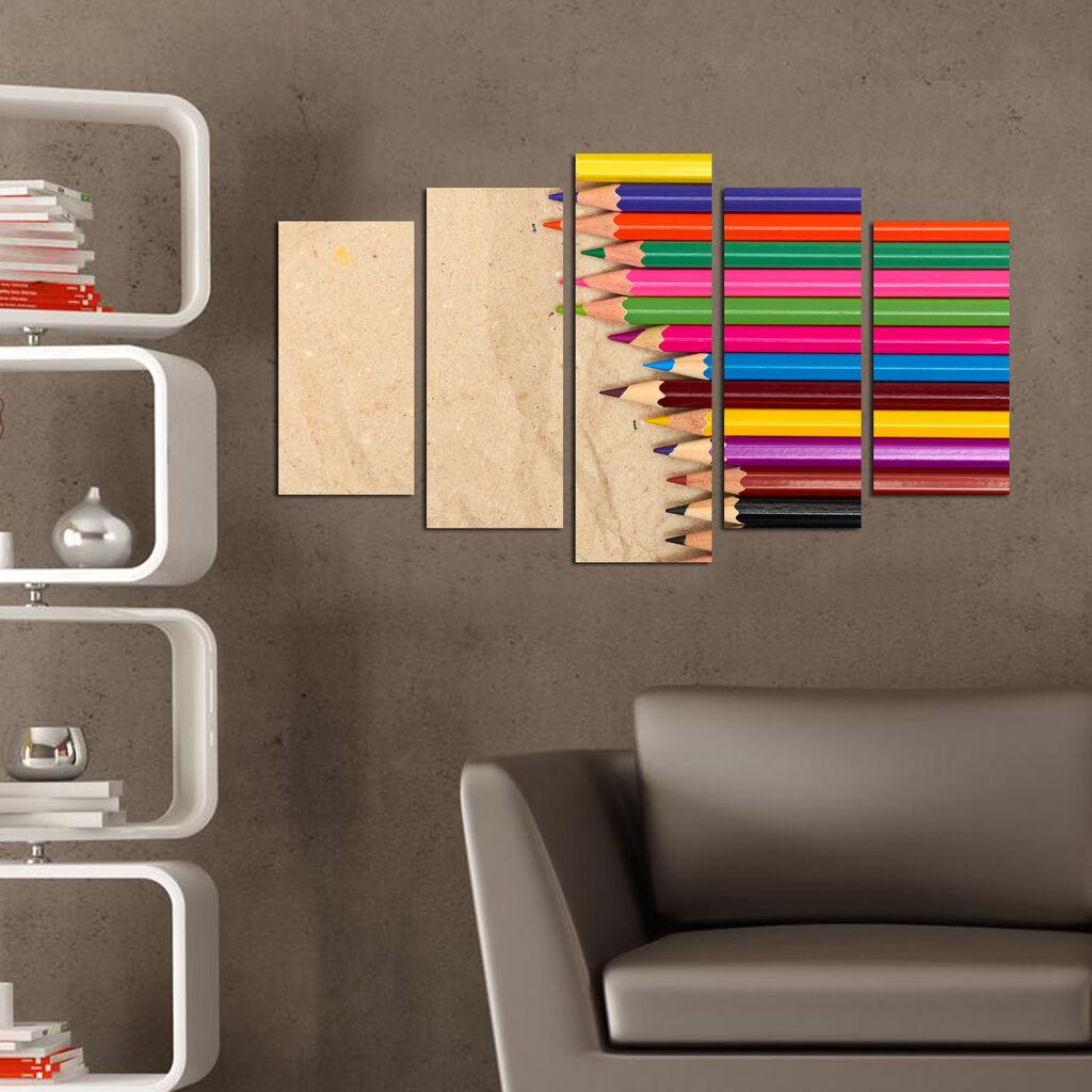 Wallity Set Slika 5PMDF-86, 5 Delova