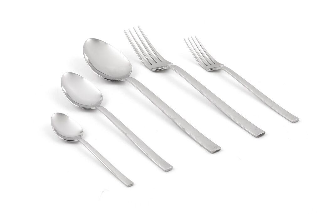 Hermia Set pribora za jelo, 60 komada, Srebrne boje