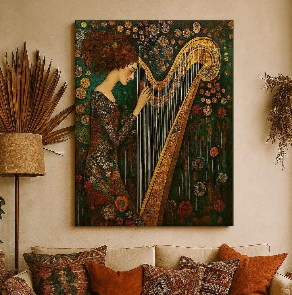 Wallity Dekorativna slika na platnu, 70x100cm, Šarena