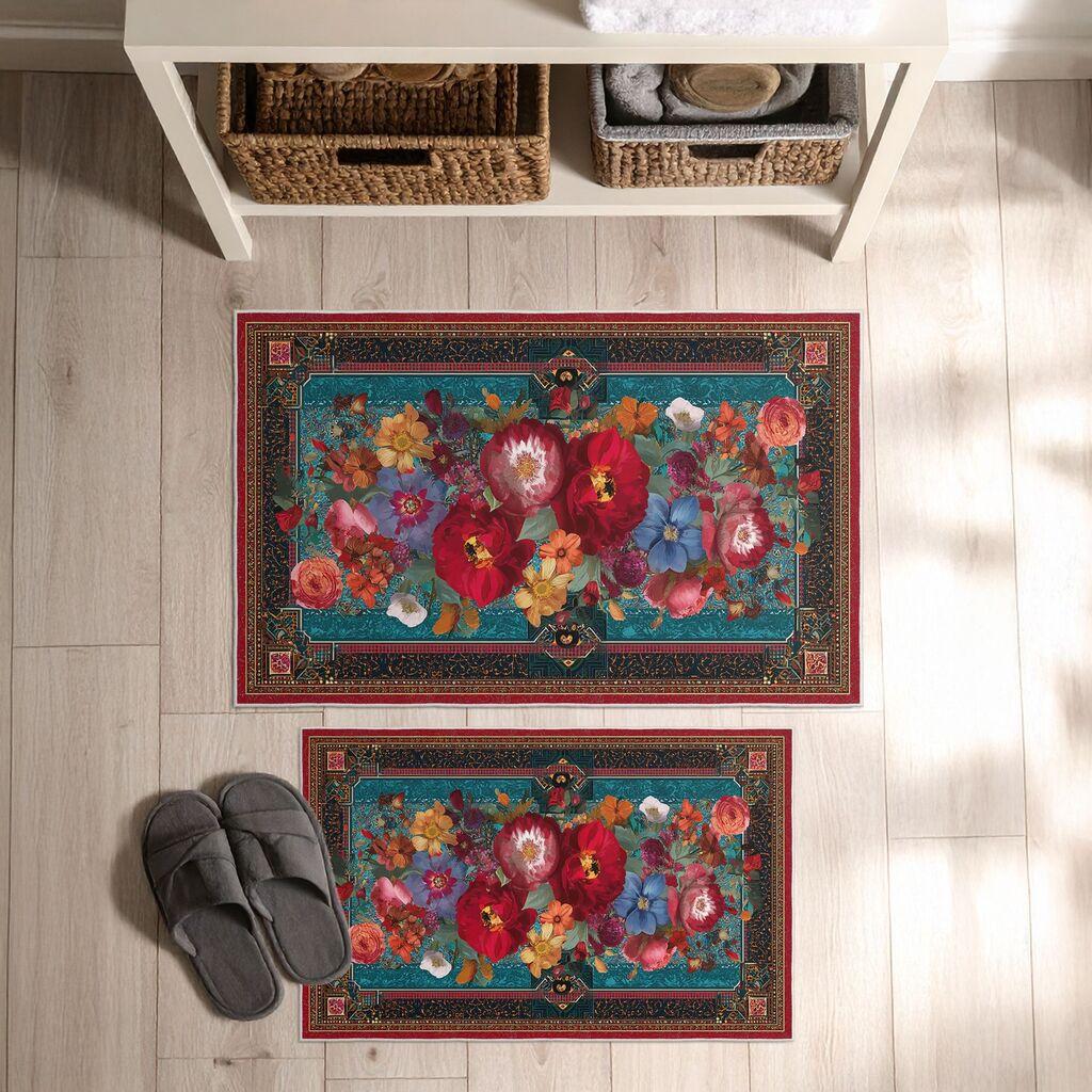 L'essentiel Maison Set prostirki za kupatilo Asr08, 2 dela, Plava