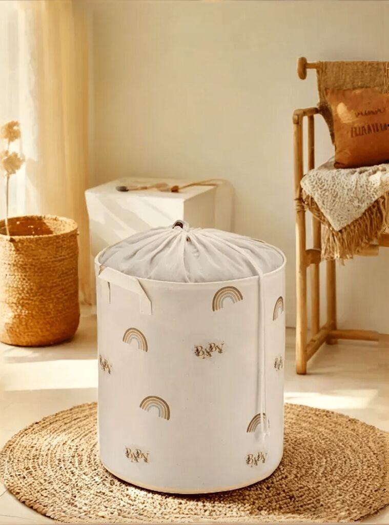 Aberto Design Korpa za odlaganje stvari YLC.S.B.005, 37x40x37cm, Bež