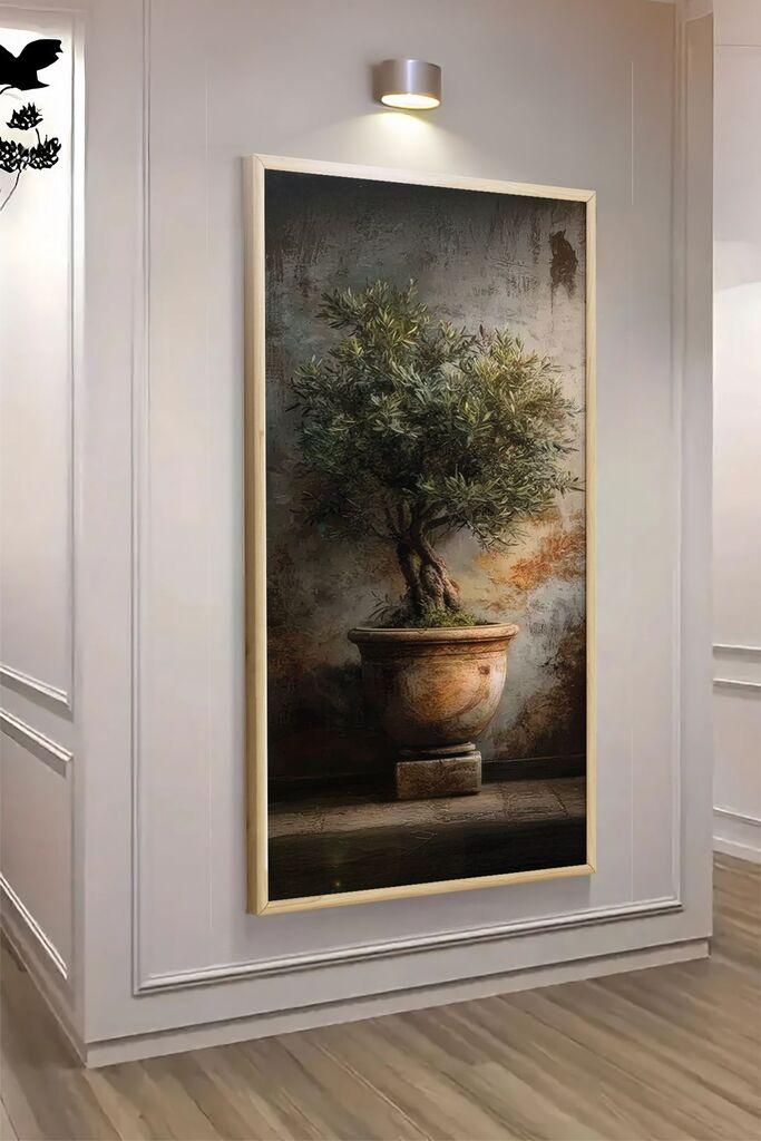 Wallity Dekorativna uramljena slika, 70x33cm, Šarena