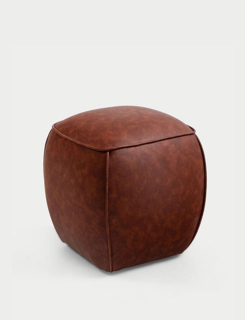 Atelier del Sofa Tabure Bragi, 40 x 44 x 40 cm, Braon