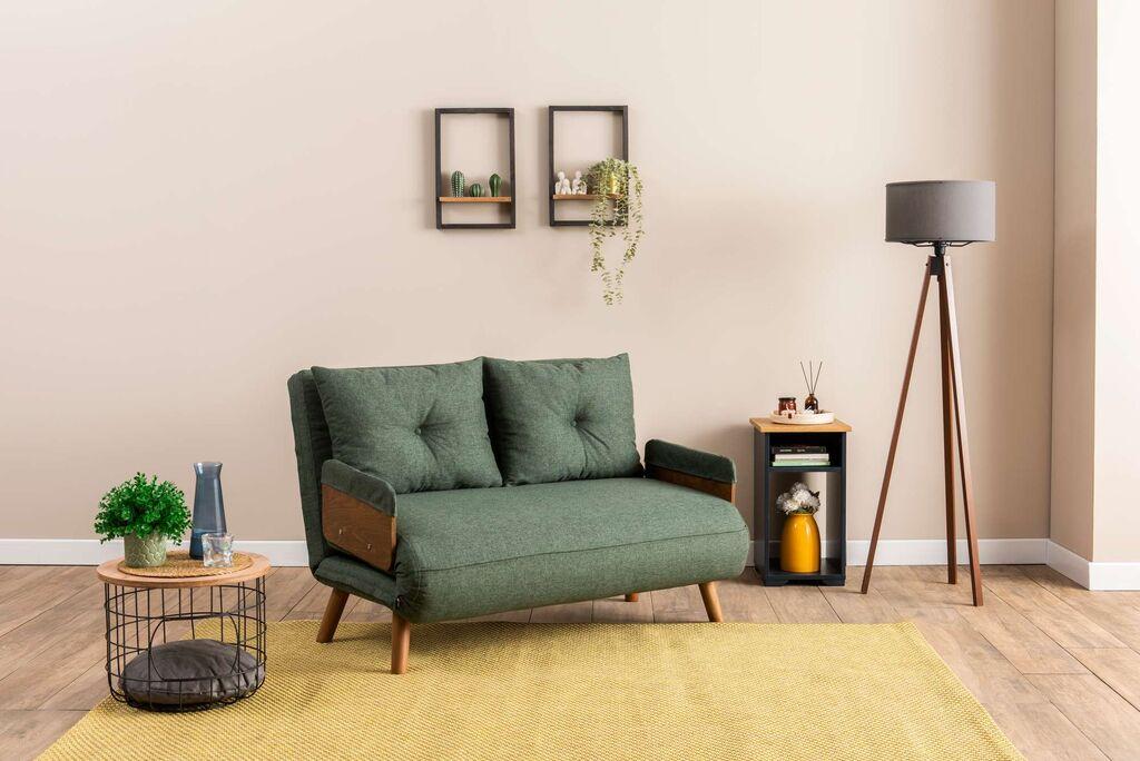 Atelier del Sofa Dvosed na razvlačenje Cosmo, 190x120x82cm, Zeleni