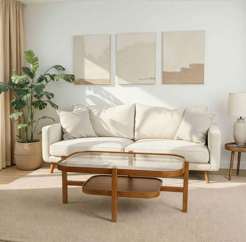 Hanah Home Sto za dnevnu sobu Godiva, 110x48x70 cm, Braon