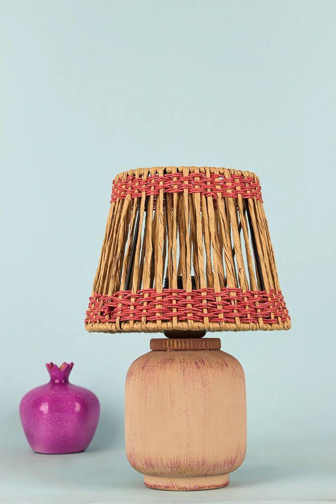 Opviq Stona lampa BK066, Roze
