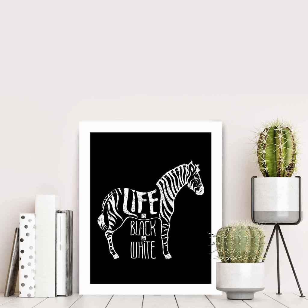 Wallity Dekorativna uramljena slika, 23.5x28.5cm, Šarena