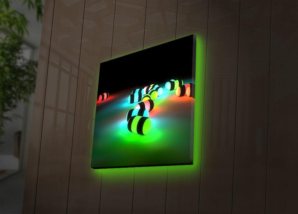 Wallity Slika sa LED osvetljenjem 2828DACT-34, 28x28 cm