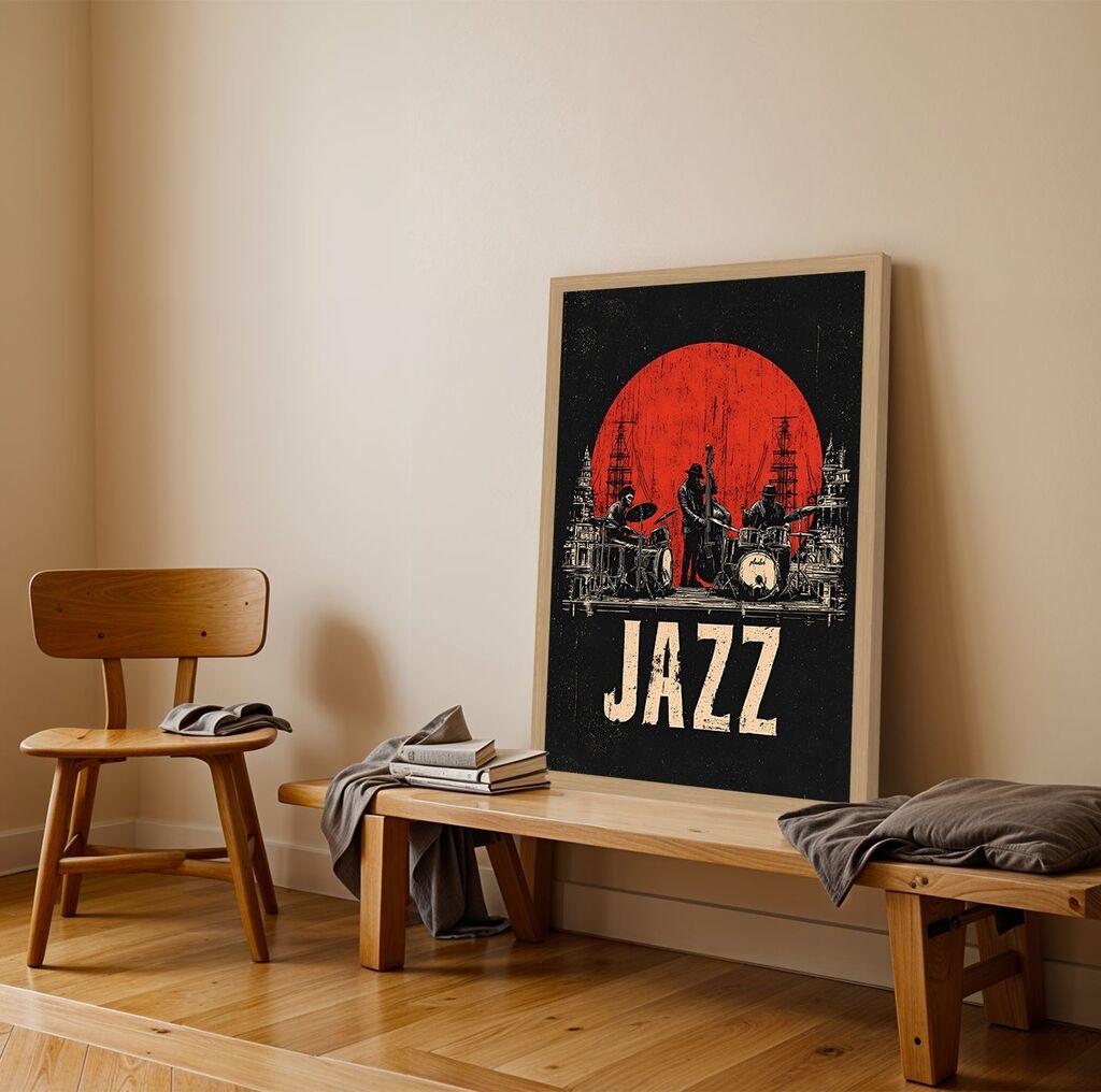 Wallity Dekorativna uramljena slika, 55x75cm, Šarena