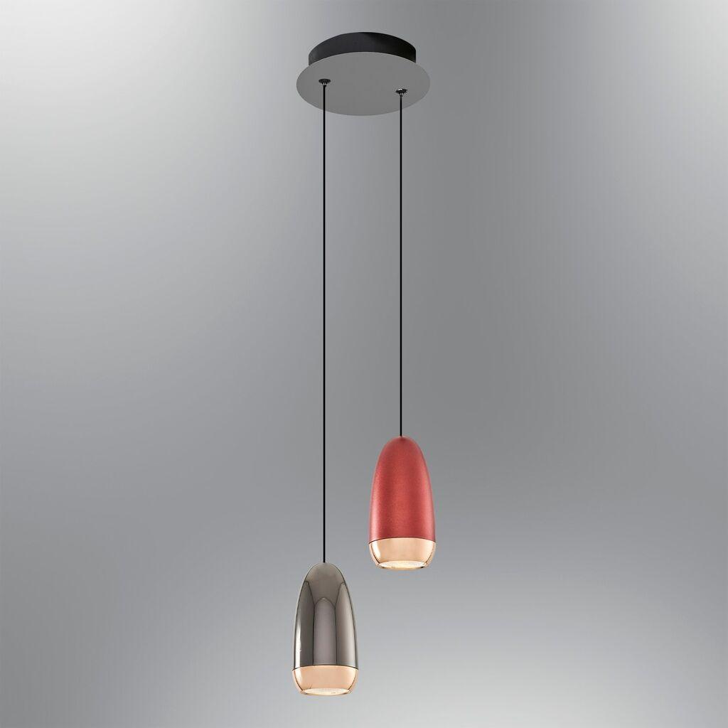 Opviq Luster 2804-2A-28, Crveno-sivi