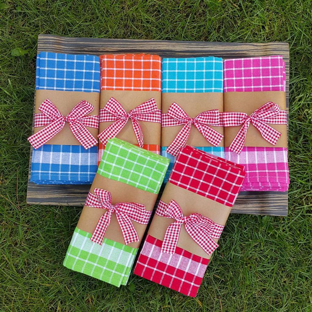 Hermia Set peškira Kareli, 45x65cm, 6 komada, Šareni