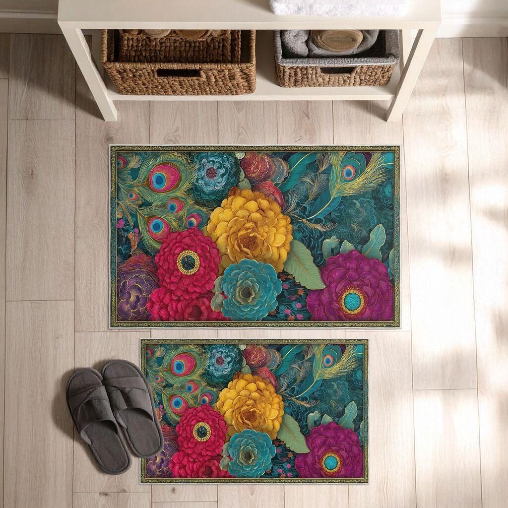 L'essentiel Maison Set prostirki za kupatilo Asr09, 2 dela, Plava