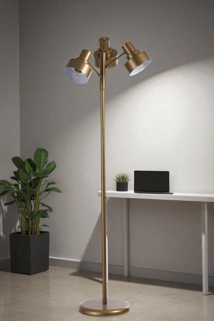 Opviq Podna lampa 8946-1, Zlatne boje