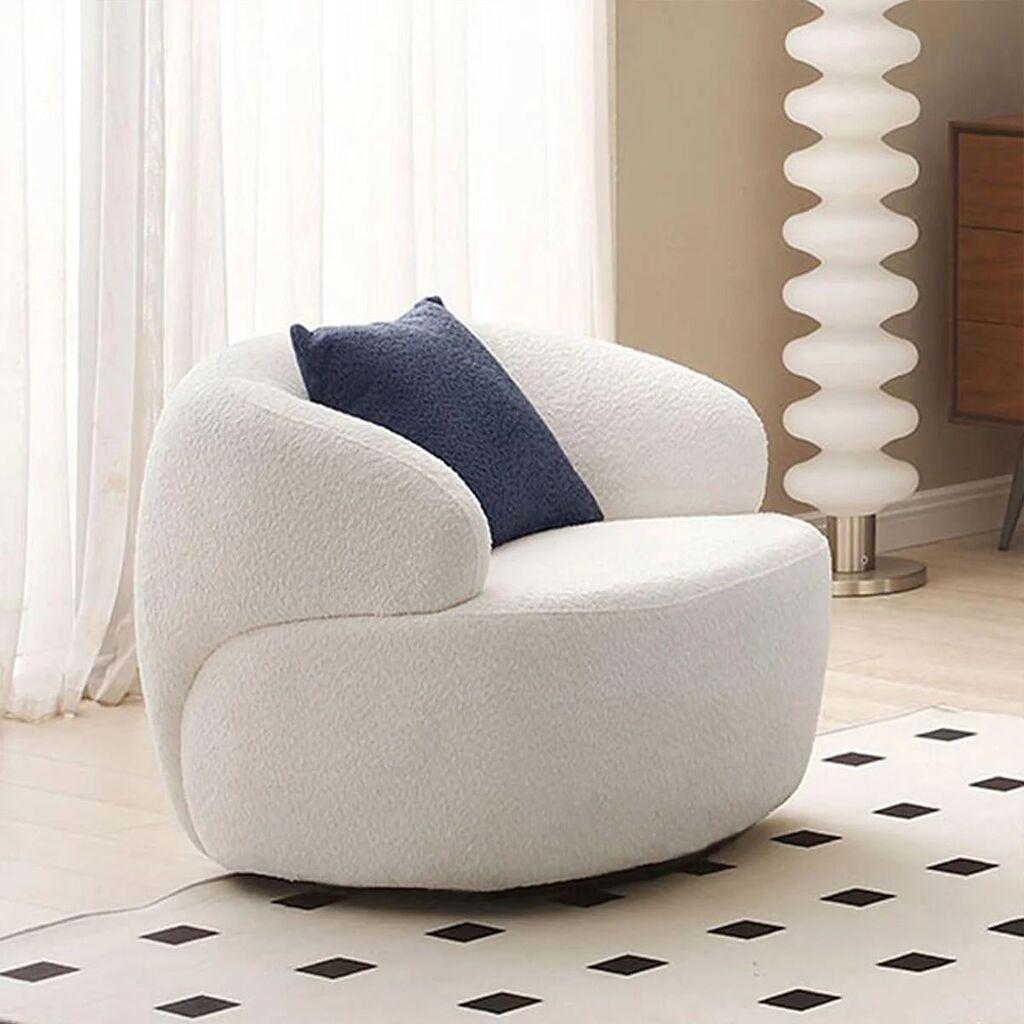 Atelier del Sofa Fotelja Venedik, 88 x 69 x 89 cm, Bela