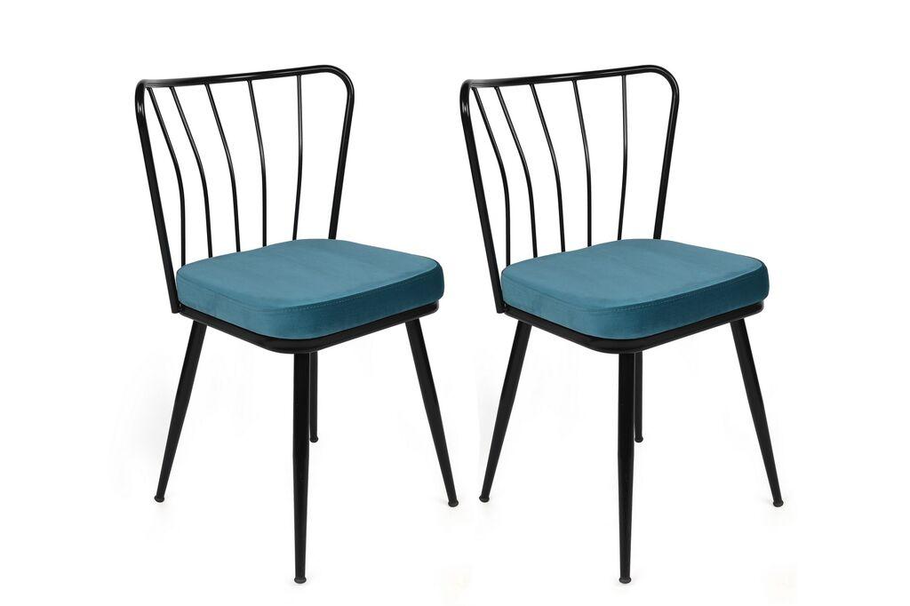 Hanah Home Yildiz 952 V2 Stolice, Plave
