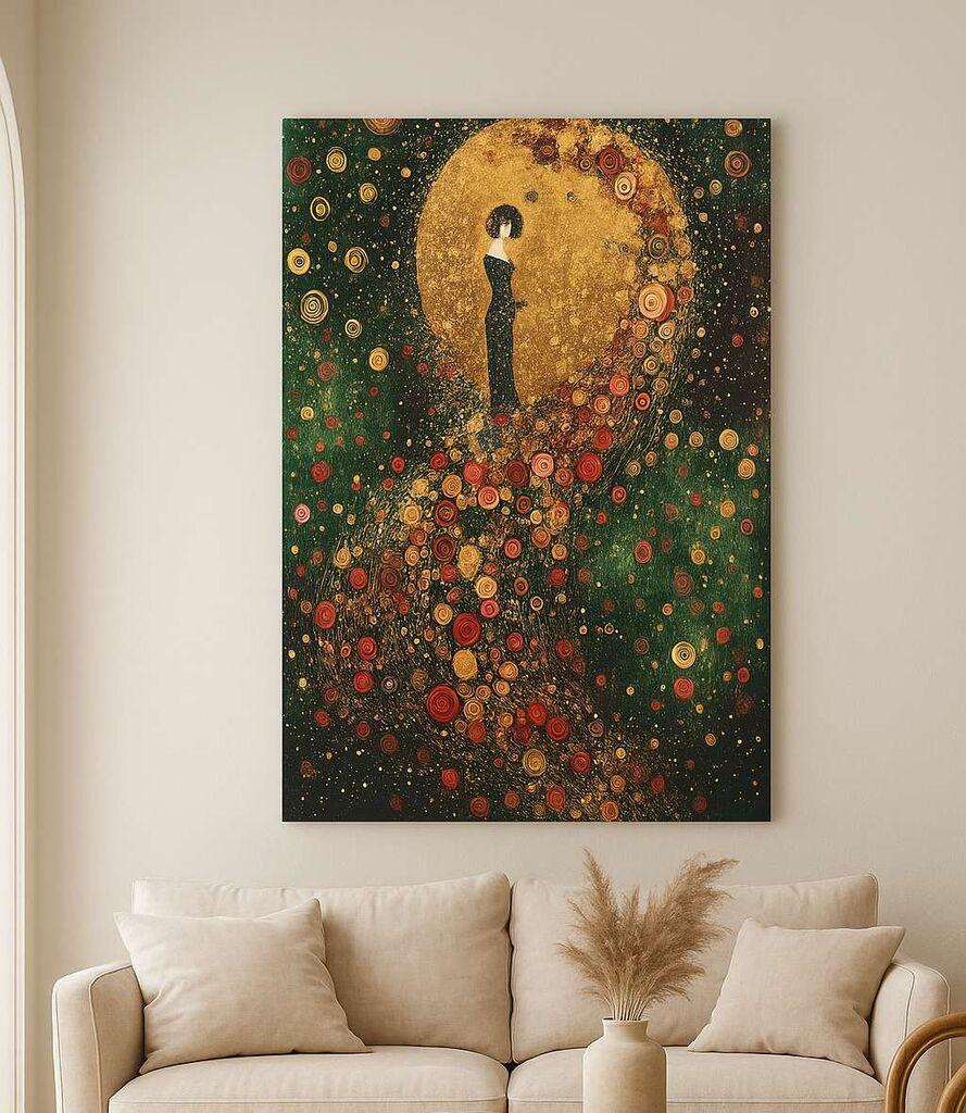 Wallity Dekorativna slika na platnu, 50x70cm, Šarena