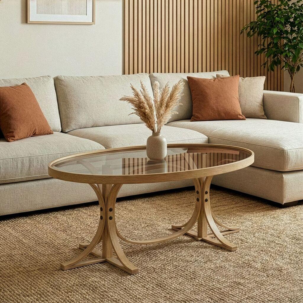 Hanah Home Sto za dnevnu sobu Buket, 112x47x78 cm, Braon