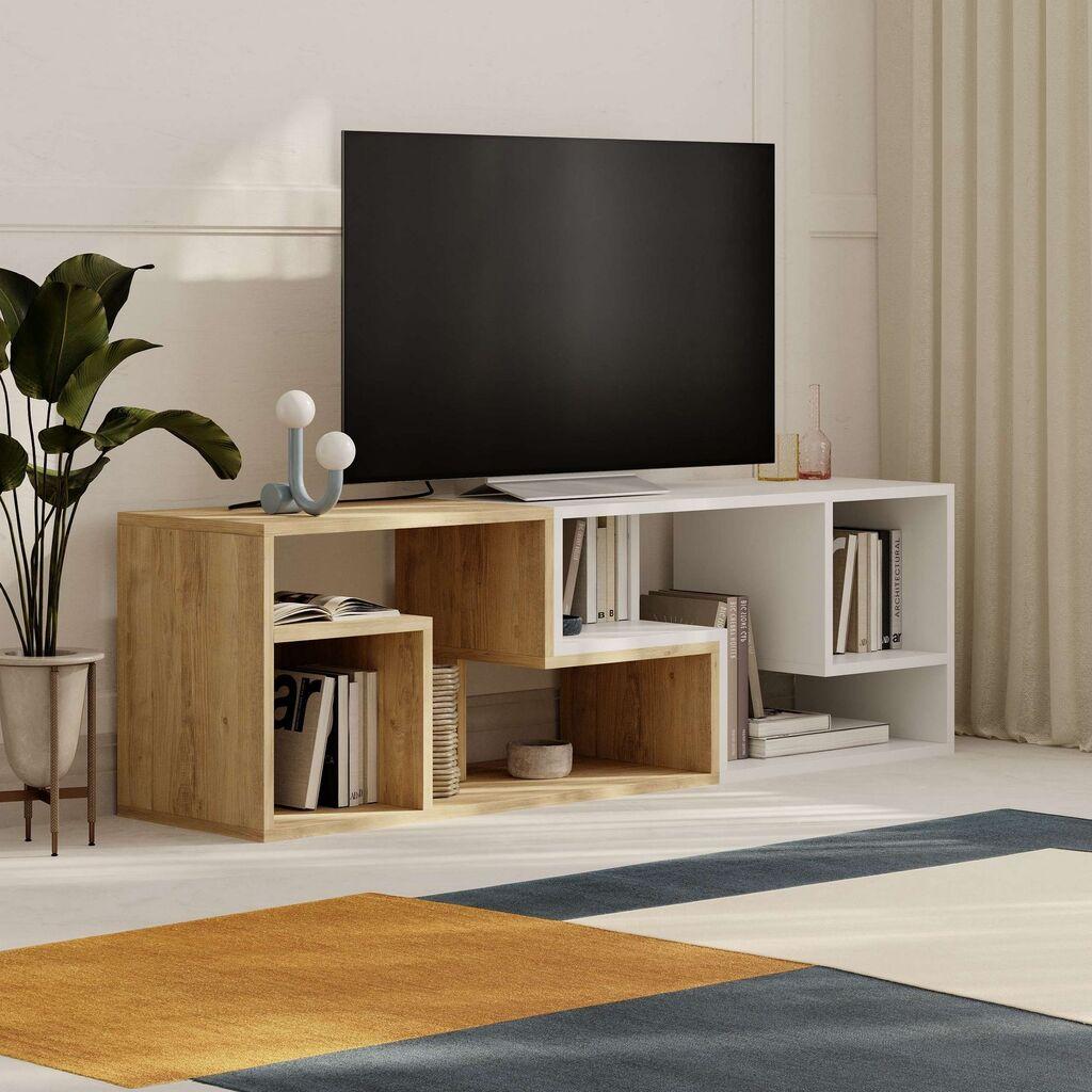 Hanah Home TV Komoda Glis, 145x44,8x35 cm, Hrast