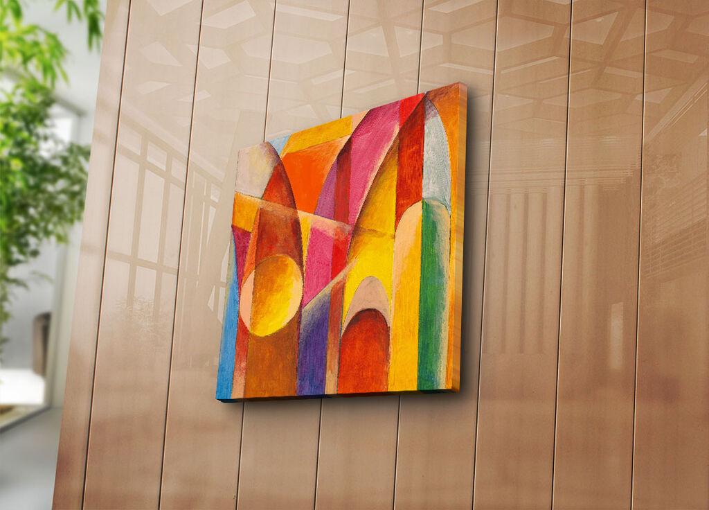 Wallity Dekorativna slika na platnu, 45x45cm, Šarena