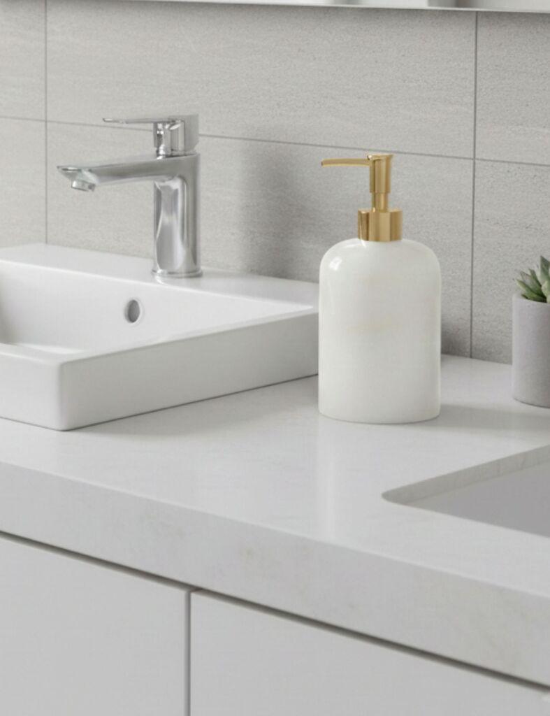 Aberto Design Dozer za sapun, Beli
