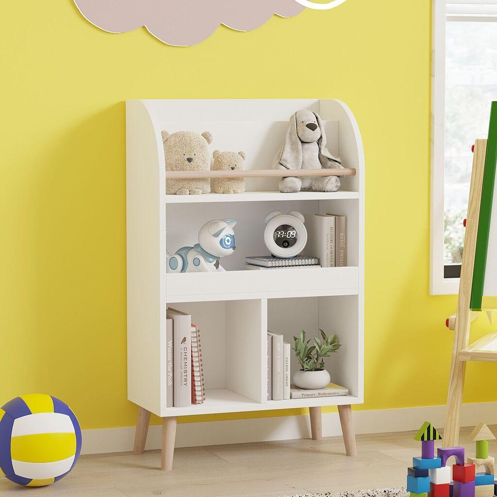 Hanah Home Polica za knjige Minola, 60x102x30 cm, Bela