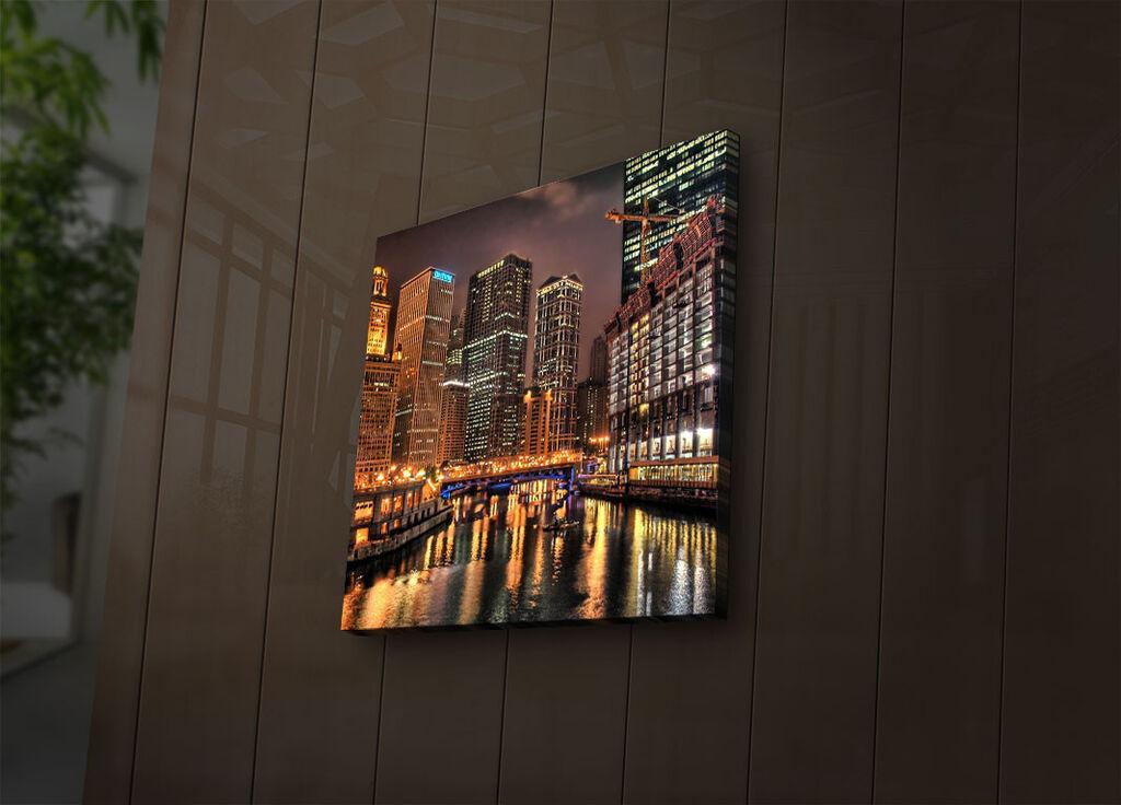 Wallity Slika sa LED osvetljenjem 2828IACT-53, 28x28 cm