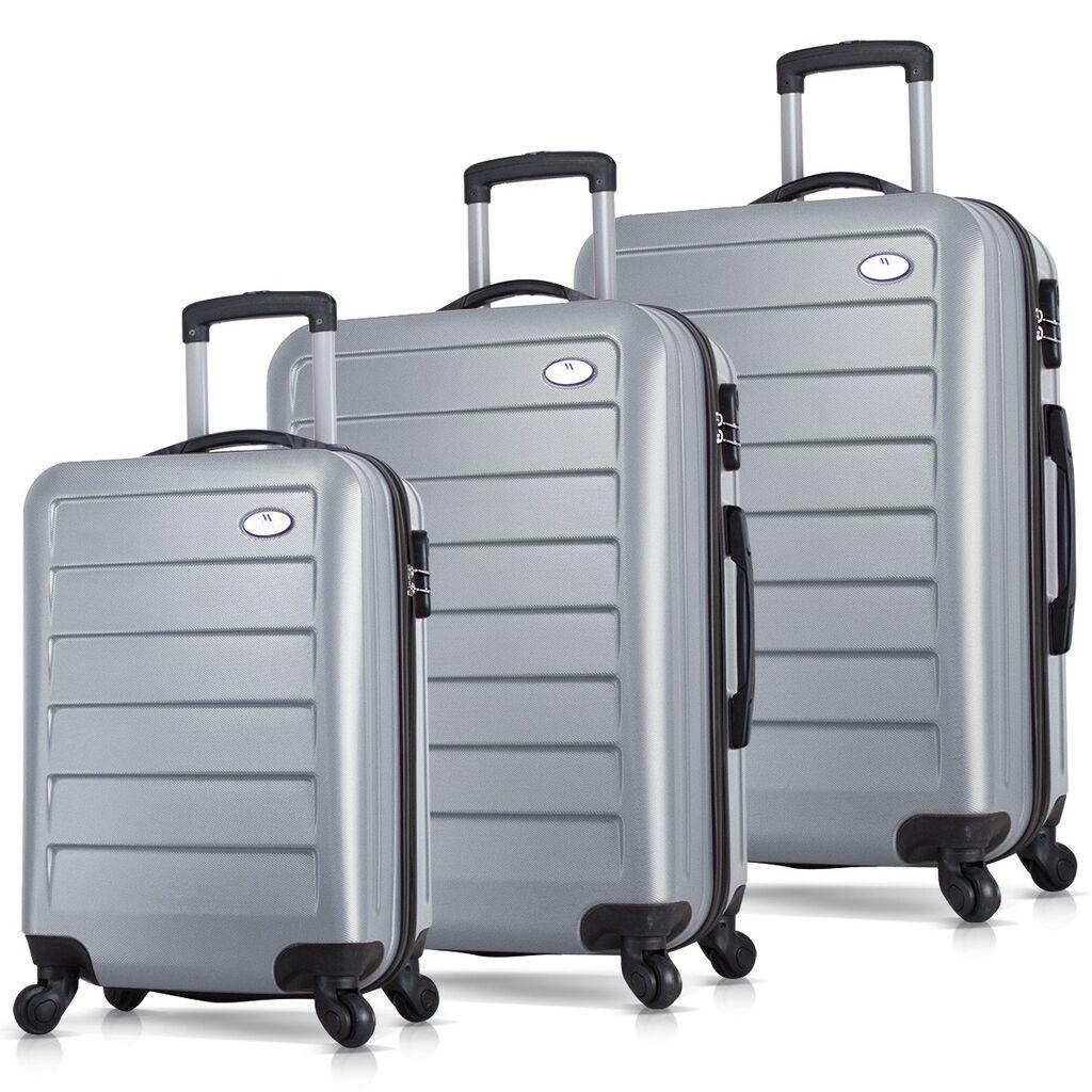 MyValice Set kofera 4766, 3 dela, Sivi