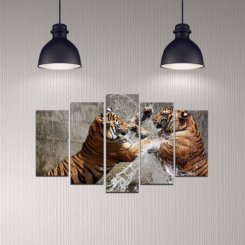 Wallity Set Slika 5DMDF-44, 5 Delova