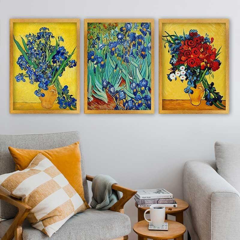 Wallity Set uramljenih slika 3AC_UN4879652, 3 Dela