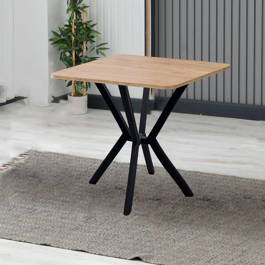 Hanah Home Trpezarijski sto Elma 70, 70 x 74 x 70 cm, Boja oraha
