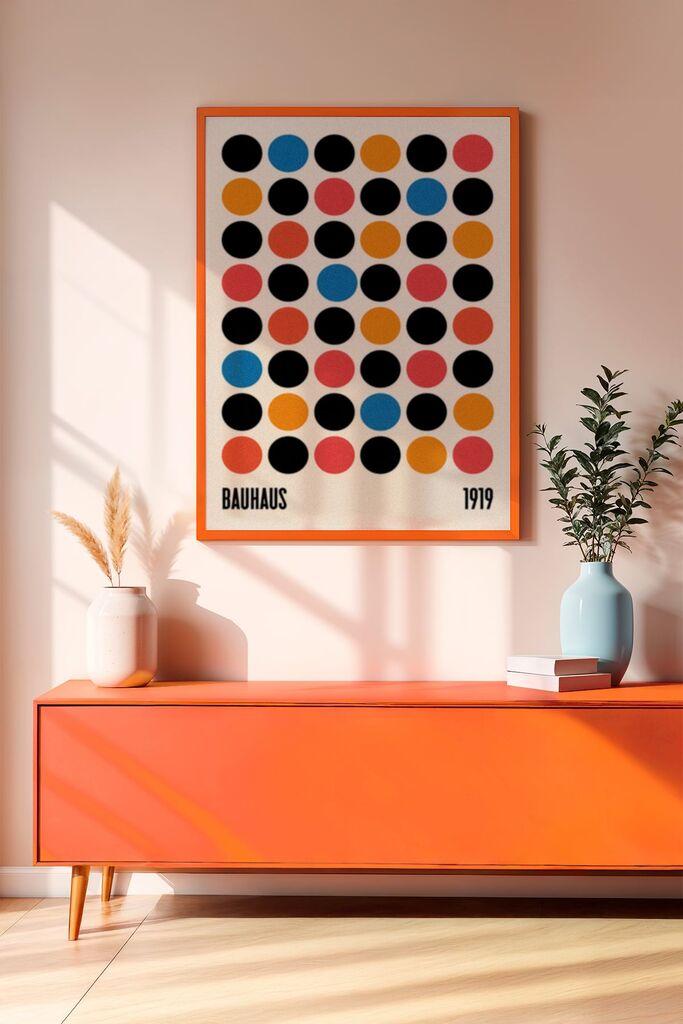 Wallity Dekorativna uramljena slika, 33x48cm, Šarena