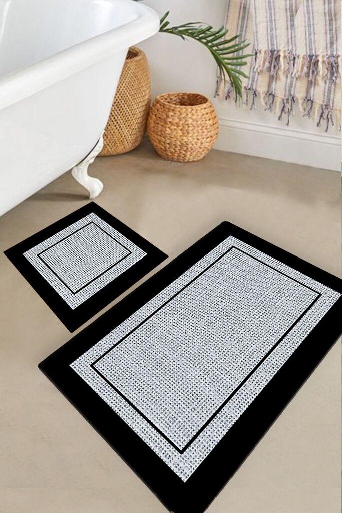 L'essentiel Maison Set prostirki za kupatilo Regona, 2 Komada, Siva
