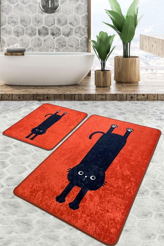 L'essentiel Maison Set prostirki za kupatilo Comfort, 2 Komada, Narandžasta