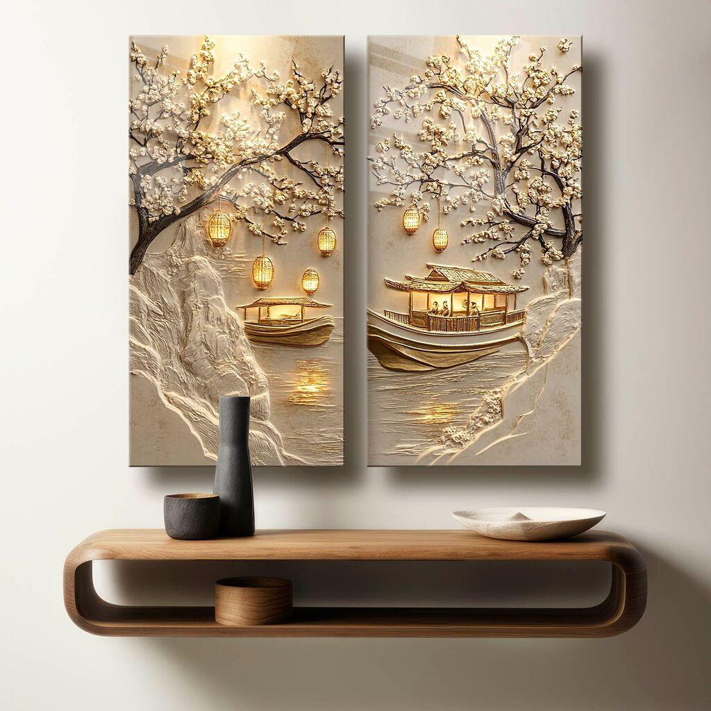 Wallity Set slika 2P3570Camtbl-004, 3 Dela