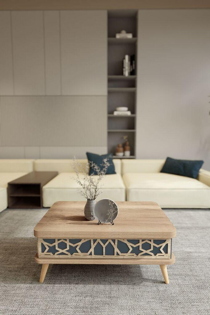 Hanah Home Sto za dnevnu sobu Ottowa 90x38x60 cm, Antracit