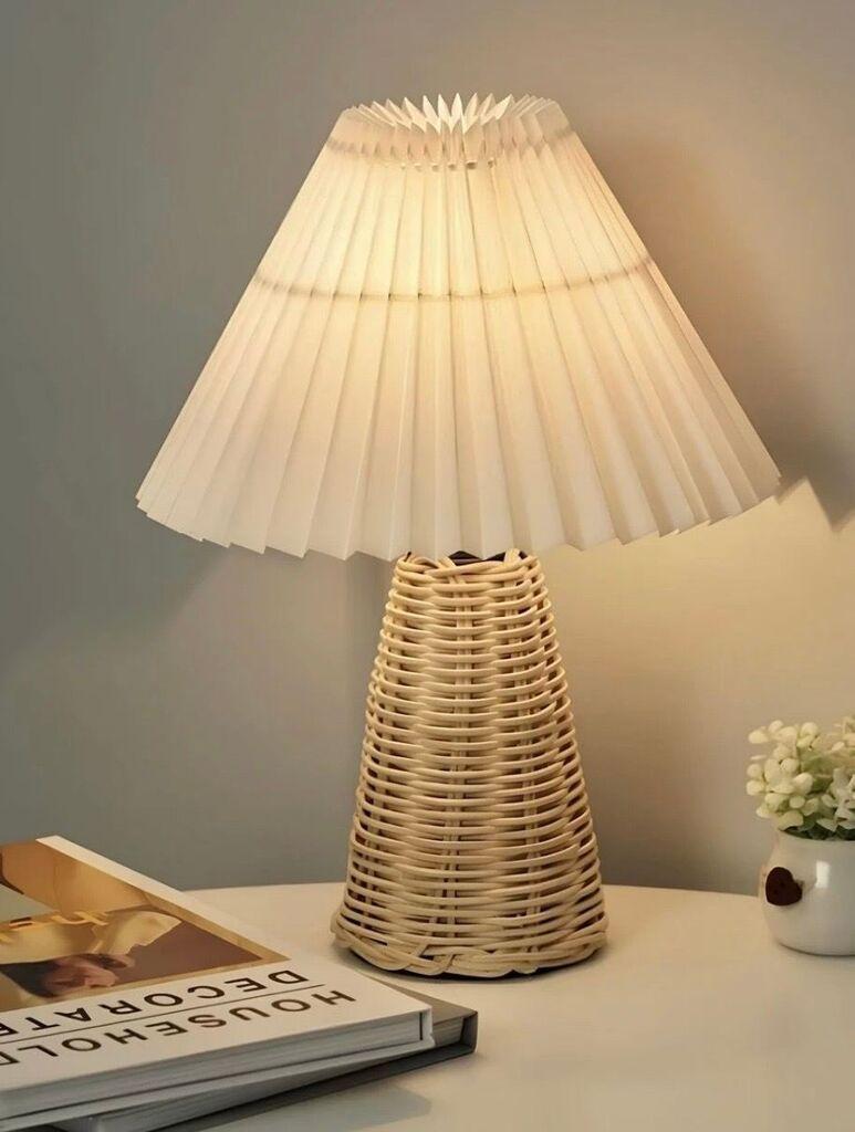 Opviq Stona lampa BRZ-343415, 40 W, 40 cm, Krem