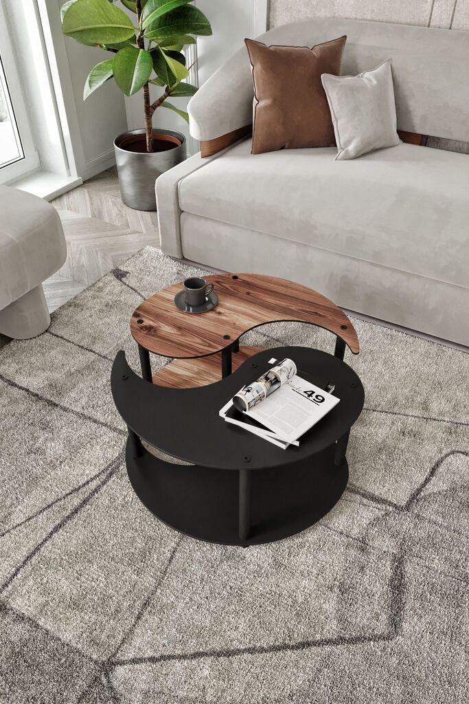 Hanah Home Set klub stolova Yi Yang2L 70, 2 komada, Smeđi