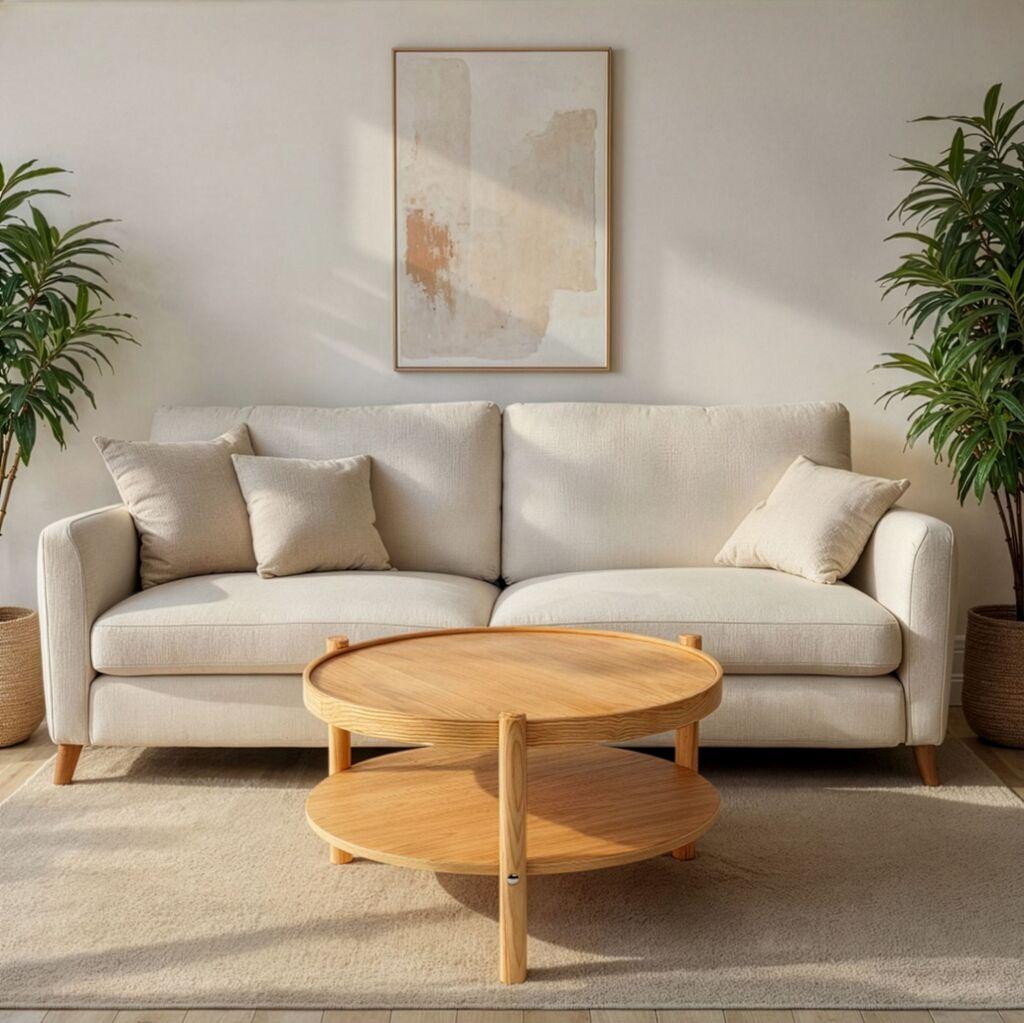 Hanah Home Klub sto Monza, 80x48 cm, Smeđi