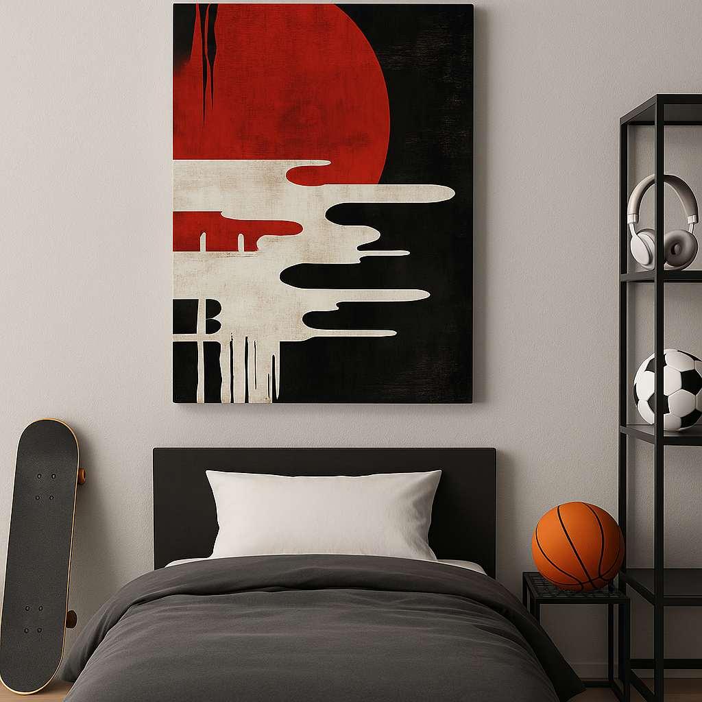 Wallity Dekorativna slika na platnu, 50x70cm, Šarena