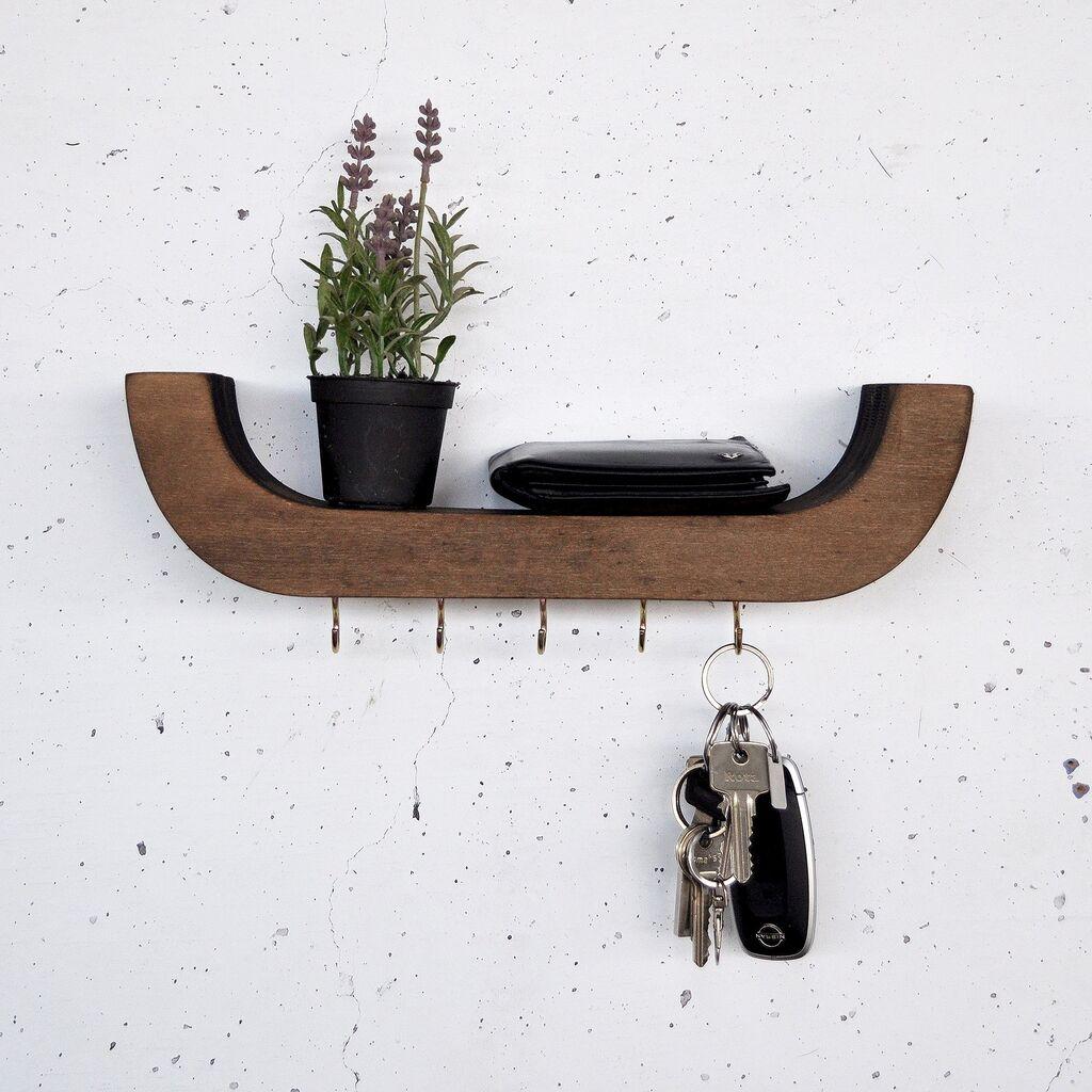 Hanah Home Zidna polica Raf289, Braon