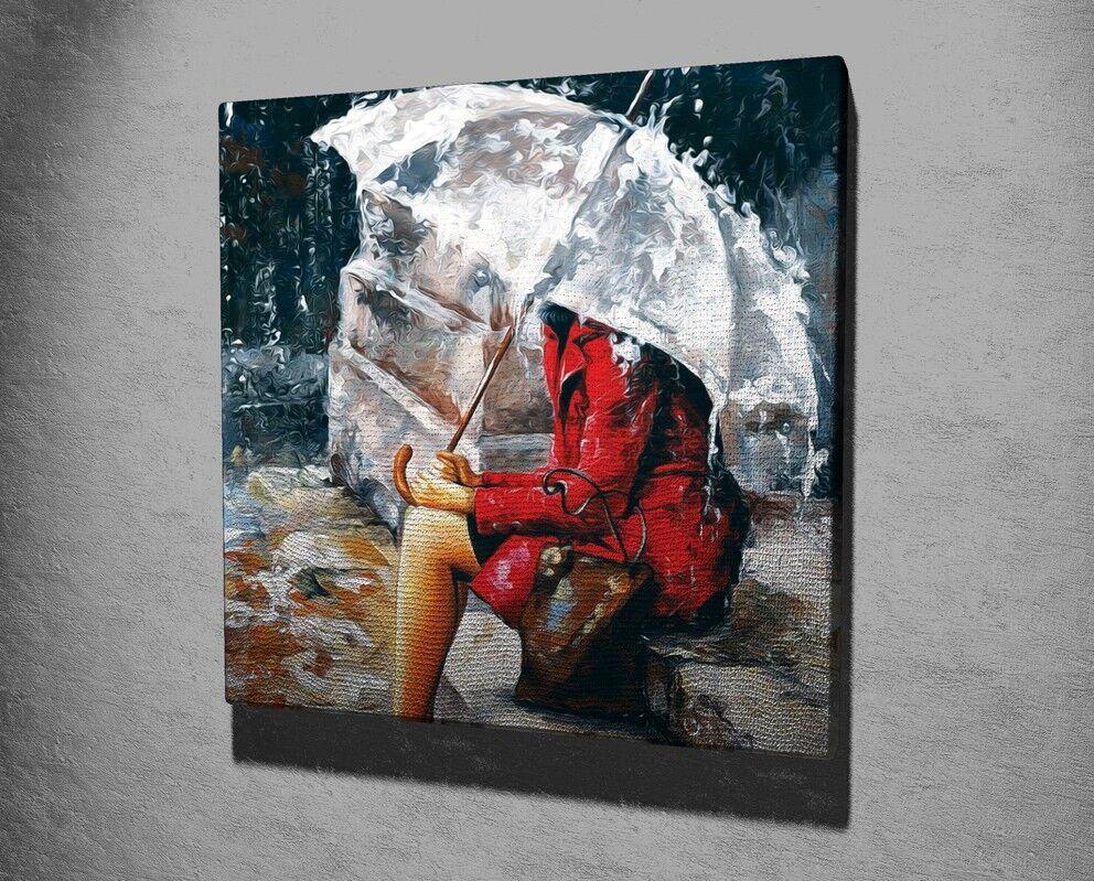 Wallity Dekorativna slika na platnu, 45x45cm, Šarena