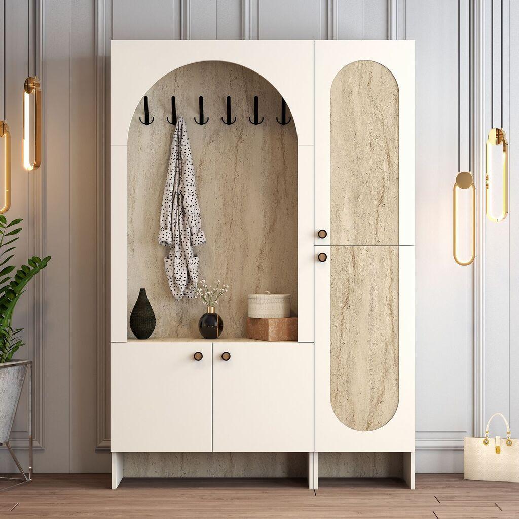 Hanah Home Čiviluk Palermo Kl, 135x 200,6x 37 cm, Krem