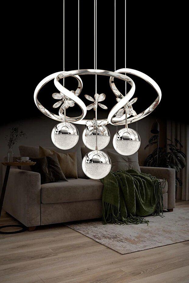 Opviq Luster Zumrut 3+1, Hrom