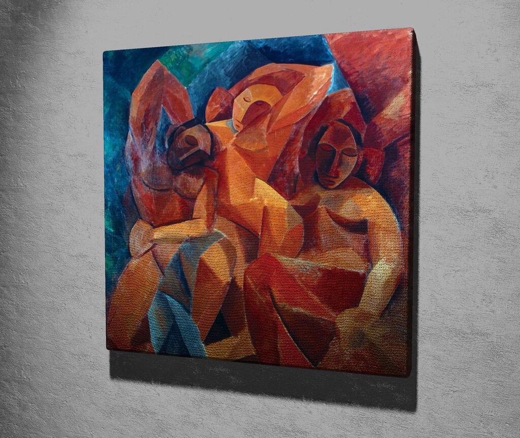 Wallity Dekorativna slika na platnu, 45x45cm, Šarena