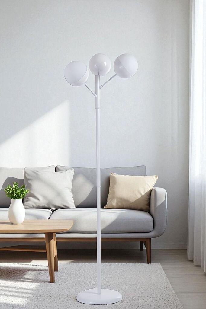 Opviq Podna lampa 8948-10, Bela
