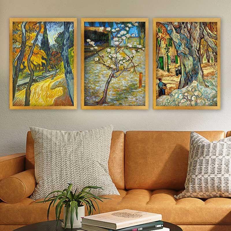 Wallity Set uramljenih slika 3AC_UN87641, 3 Dela